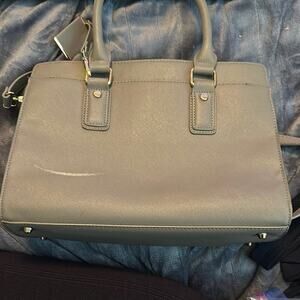 Elegant Gray Handbag